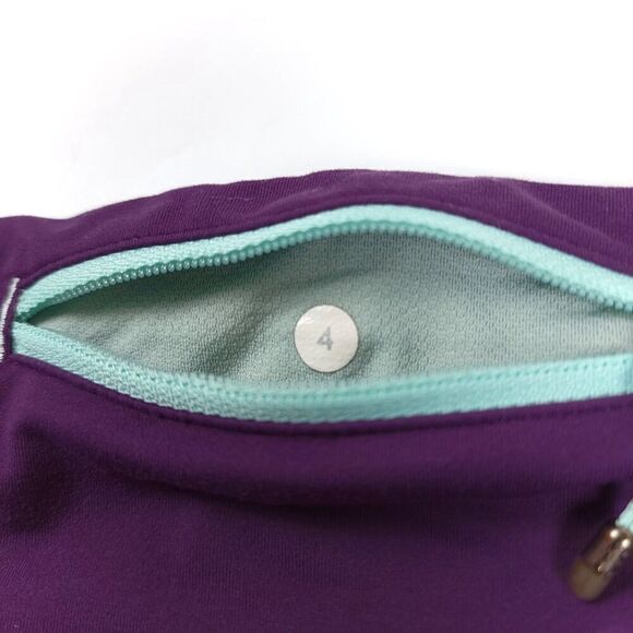 LULULEMON Run Speed Short 2 Way Stretch Wheezy Check Heathered Berry Yum Yum 4 - Picture 3 of 7